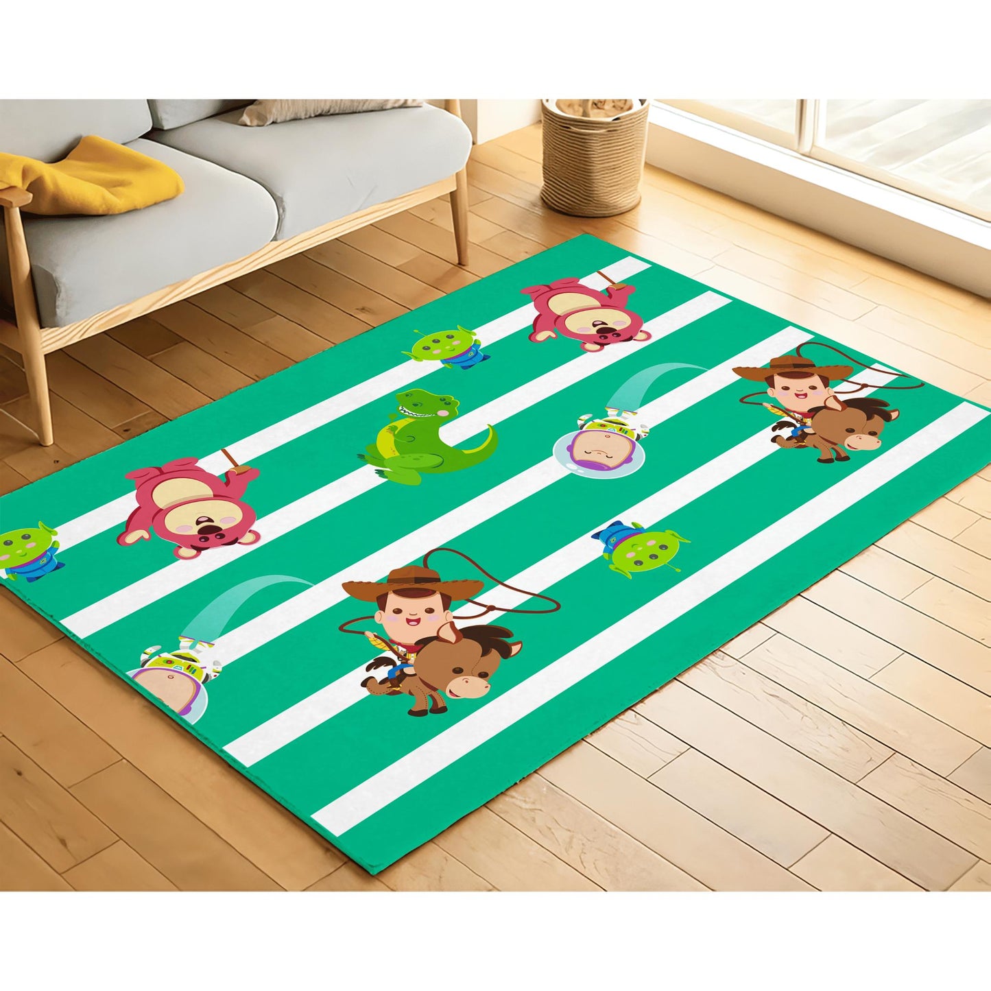 Pixar | Edisi Toy Story | Karpet Alas Lantai Minimalis Anti Slip | 100x150