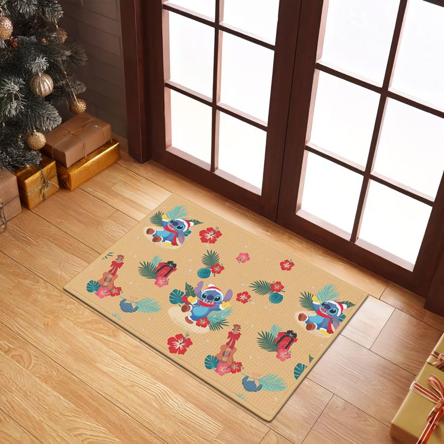 Pixar | Edisi Stitch | Keset Kaki Lantai Kamar Tidur Mandi Anti Slip | 40x60