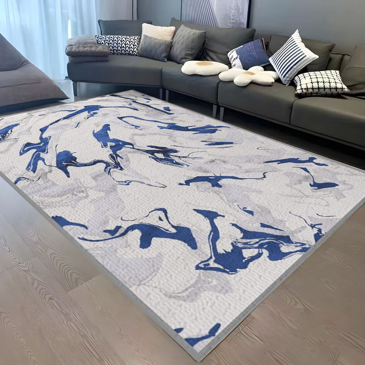 Classic Carpets - Karpet Motif Abstrak Trend Ngonten - Anti Slip | La Vie Abstract | 150 x 200 cm