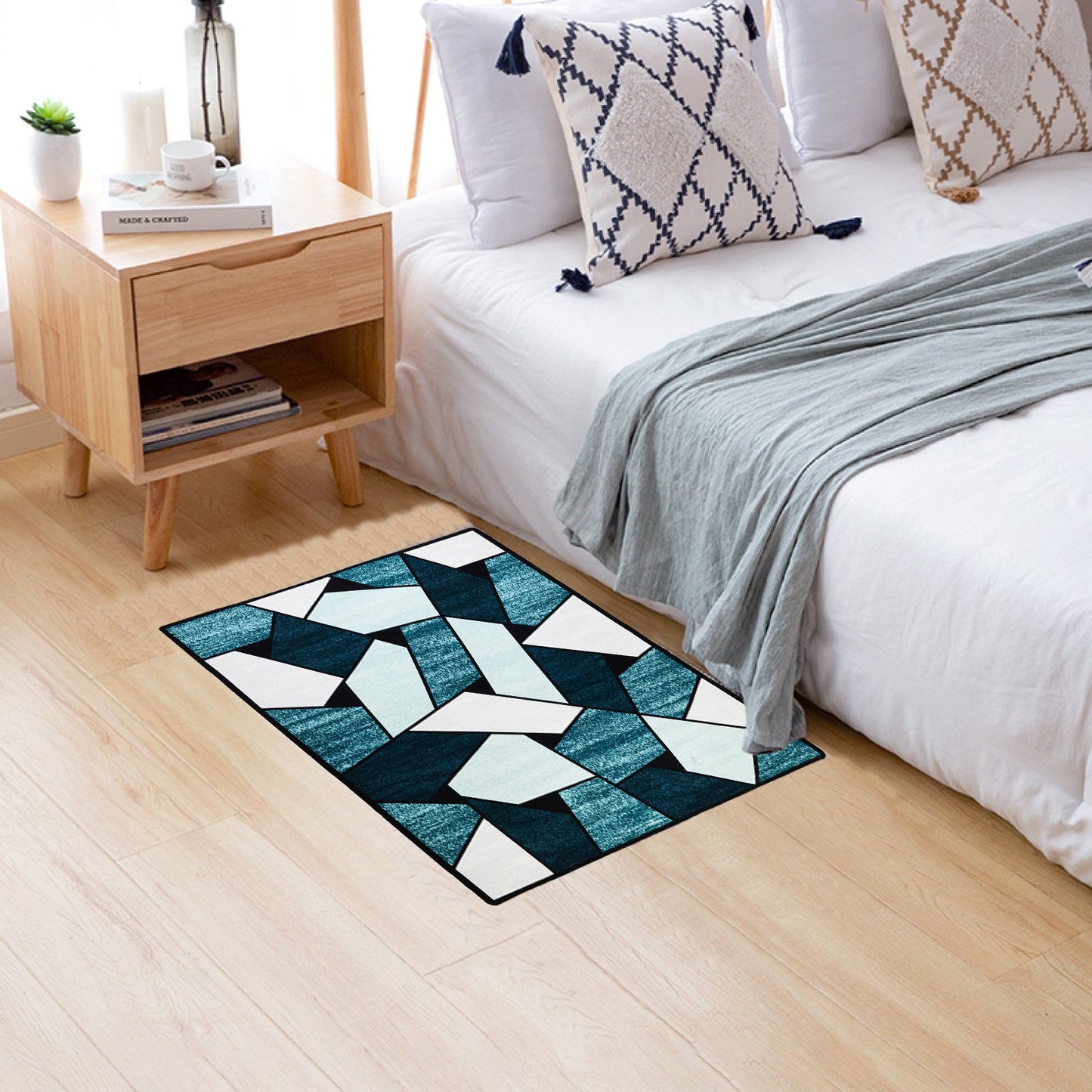 Classic Carpets - Keset Kaki Kamar Tidur Mandi - Anti Slip | La Vie Abstract | 40 x 60 cm