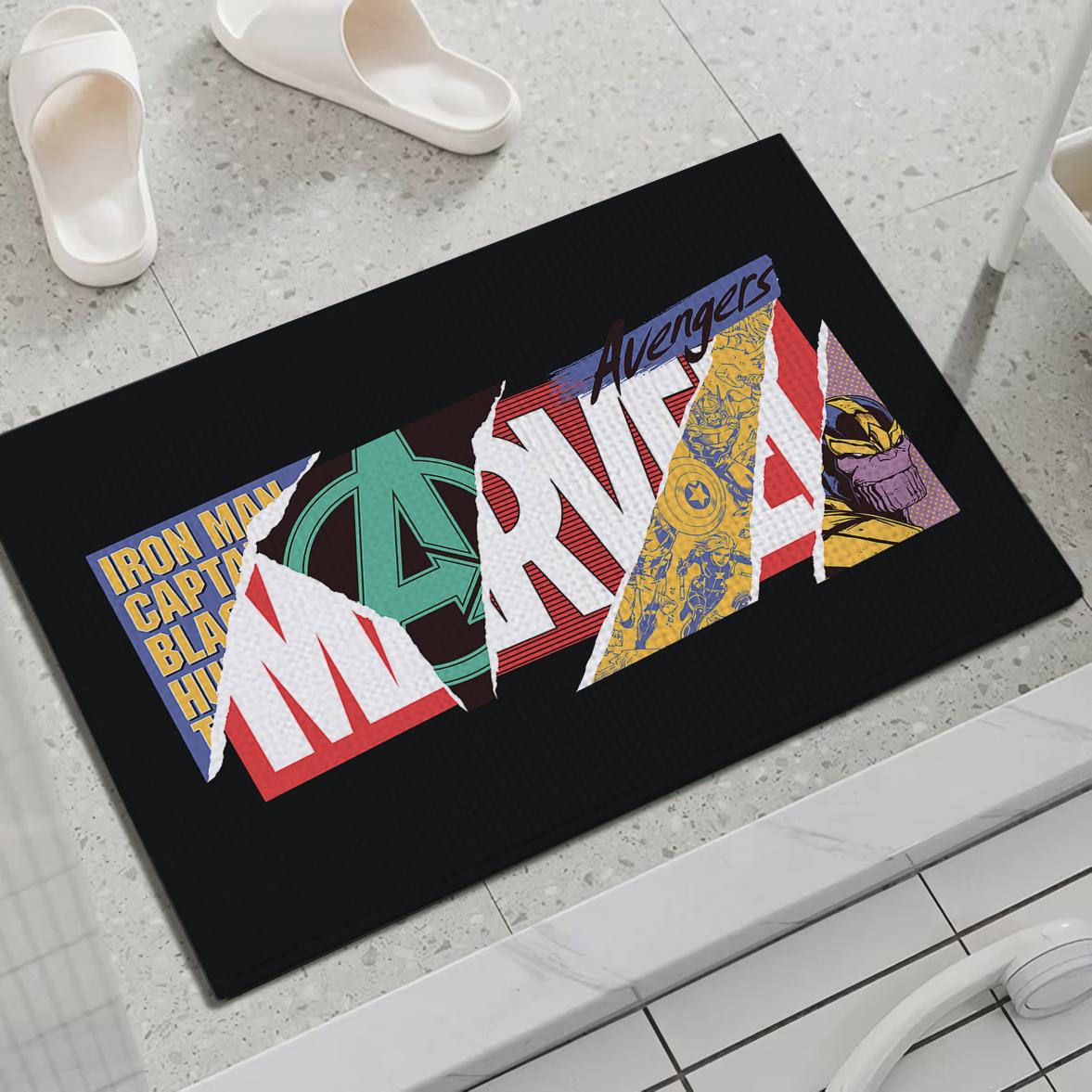 Marvel | Edisi Avengers | Keset Kaki Lantai Kamar Tidur Mandi Anti Slip | 40x60
