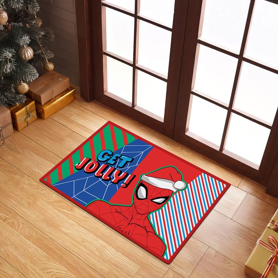 Marvel | Edisi Spiderman | Keset Kaki Lantai Kamar Tidur Mandi Anti Slip | 40x60
