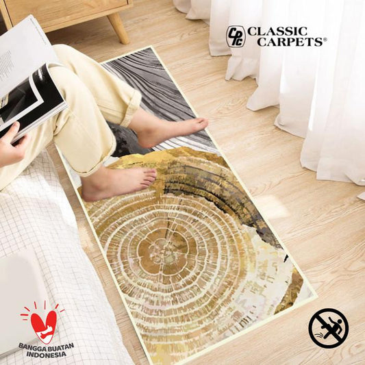 Classic Carpets - PUNTEN Karpet Ngonten Polos Alas Lantai Ruang Tamu Anti Slip 100 x 150 cm